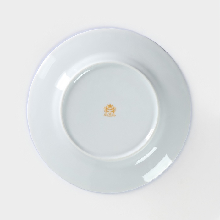 Тарелка &laquo;Рококо. Гуси&raquo;, d=25 см, белая, фарфор, МИКС