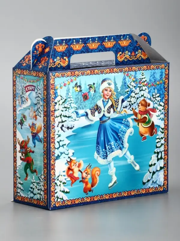 Подарочная коробка новогодняя &laquo;Олимпиада&raquo;, Чемоданчик малый, 17.3&times;6.5&times;15 см