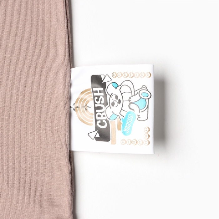 Футболка детская MINAKU, цвет бежевый, рост 104 см