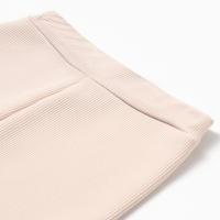 Легинсы для девочки на флисе Collorista, цвет молочный, рост 122 см