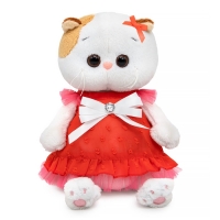 Мягкая игрушка &laquo;Кошечка Ли-Ли BABY в платье с белым бантом&raquo;, 18 см