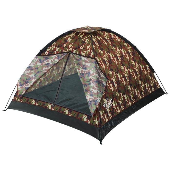 Палатка треккинговая fisht sme 3, 205 х 180 х 120  см, 3-х местная