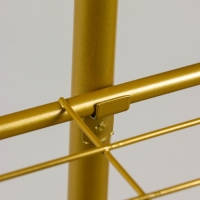 Подставка для цветов Greengo, 6 полок, 44 &times; 22 &times; 105 см, напольная, металл, цвет золотой