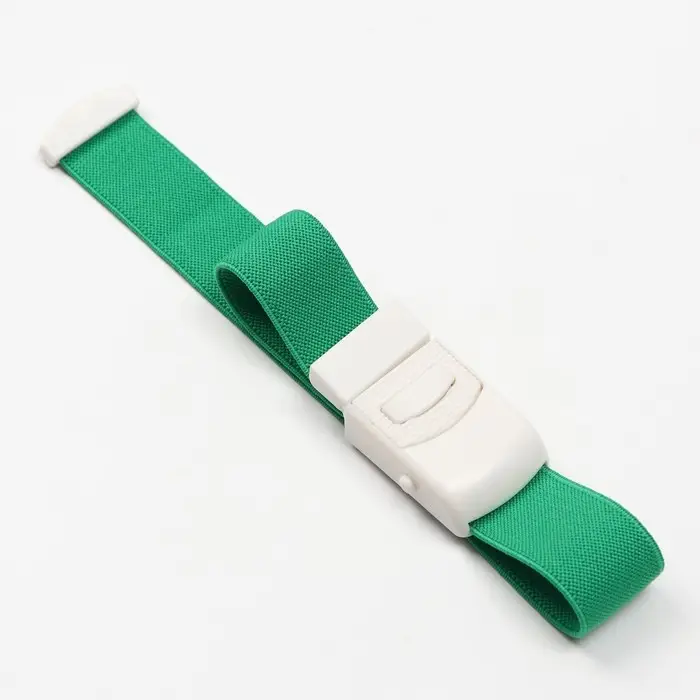 Жгут текстильный, 40&times;2.5 см, зеленый