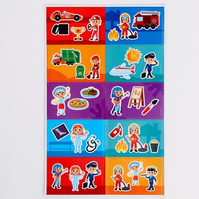 Магнитный конструктор &laquo;Изучаем профессии&raquo;