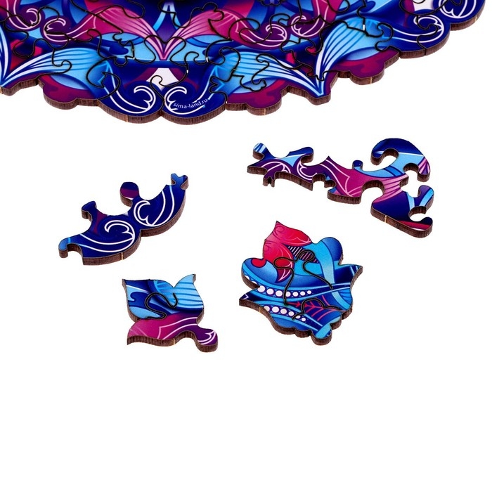 Пазл деревянный фигурный «Мандала танец души», 118 элементов Пазл деревянный фигурный «Мандала танец души», 118 элементов