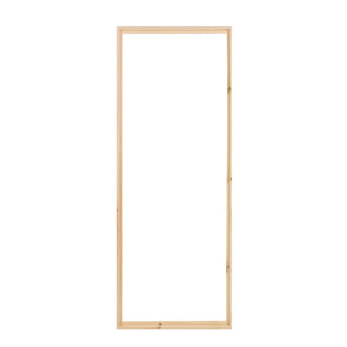 Дверной блок для бани, 170&times;70см, из сосны, на клиньях, массив