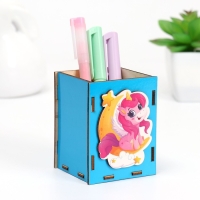 Органайзер для хранения канцелярии «Сказочный единорожка» Органайзер для хранения канцелярии «Сказочный единорожка»
