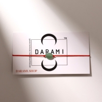 Браслет желаний &laquo;Нефрит&raquo; на красной нити, длина регулируется