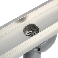 Трап линейный AFLORN AF20207-50, 500х70 мм, c флaнцeм своб. вращения 360&deg;, нерж. сталь