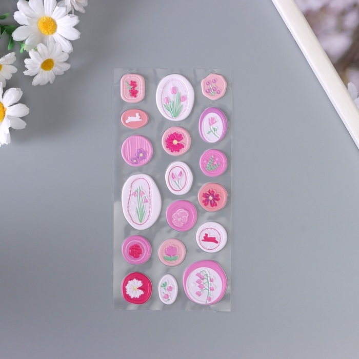 Наклейка для творчества "Печать. Нежная весна" 22х10 см