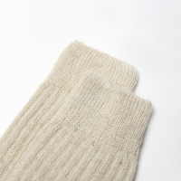 Гольфы женские шерстяные, цвет белый, размер 23