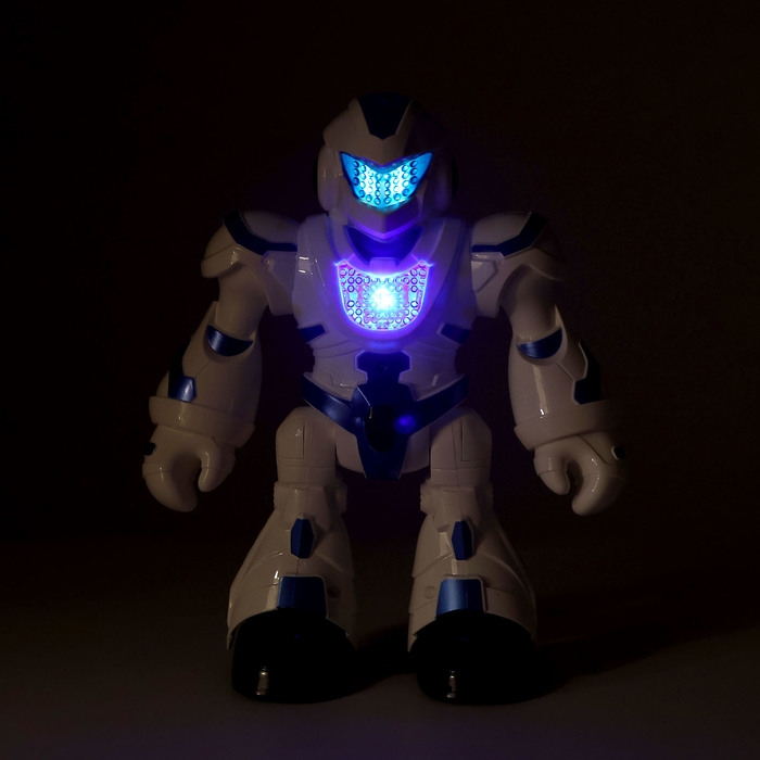 Робот радиоуправляемый &laquo;Танцор&raquo;, световые и звуковые эффекты, работает от батареек, цвет МИКС