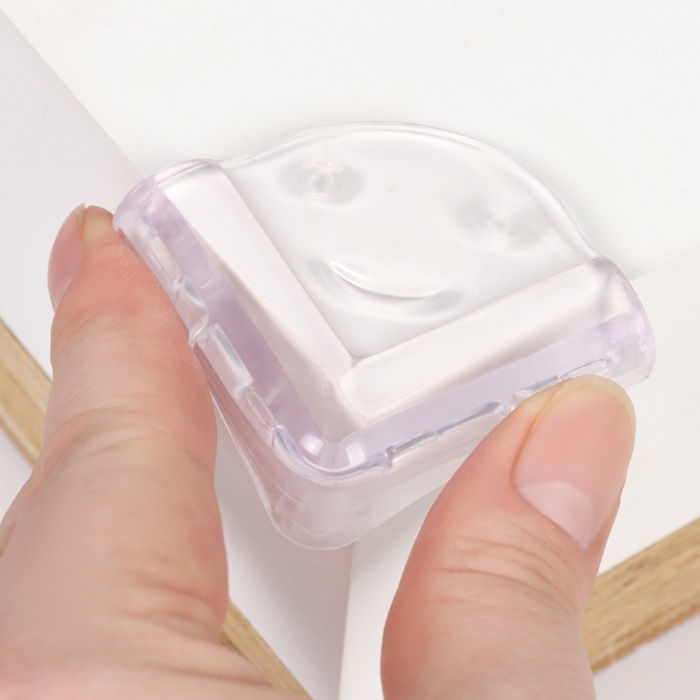 Защитные накладки на углы &laquo;Мордочки&raquo;, набор 4 шт., прозрачные, Крошка Я