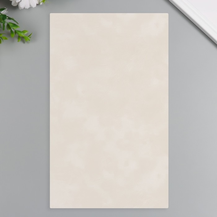 Лист для творчества иск.кожа Лист для творчества иск.кожа "Масло. Матовый" белый лист 33х20 см толщина 0,74 мм