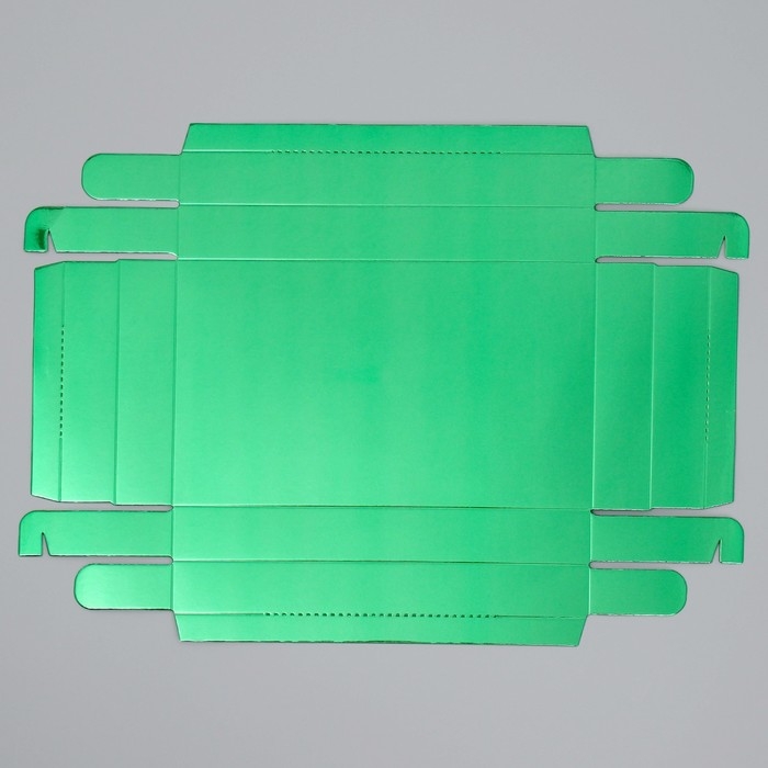 Коробка кондитерская &laquo;Зелёная&raquo;, 22 х 8 х 13.5 см