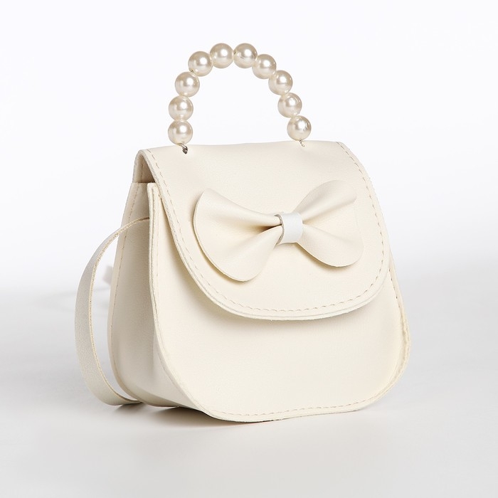 Сумка детская для девочки на магните, цвет молочный Сумка детская для девочки на магните, цвет молочный