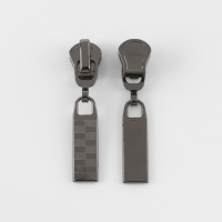 Бегунок автоматический для молнии &laquo;Трактор&raquo;, №5, 10 шт, цвет чёрный никель