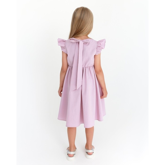 Платье детское KAFTAN Платье детское KAFTAN "Бант", р. 30 (98-104), лиловый