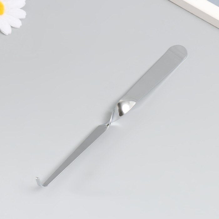 Крючок для свечей нержавеющая сталь "Виток" серебристый 1,5х20 см