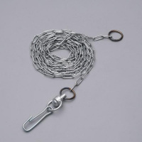 Цепь для привязи собак, 3 м, калибр 2 х 9 мм, белая Цепь для привязи собак, 3 м, калибр 2 х 9 мм, белая