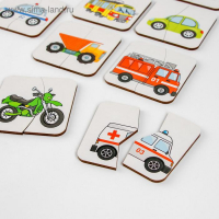 Картинки-половинки &laquo;Транспорт&raquo;