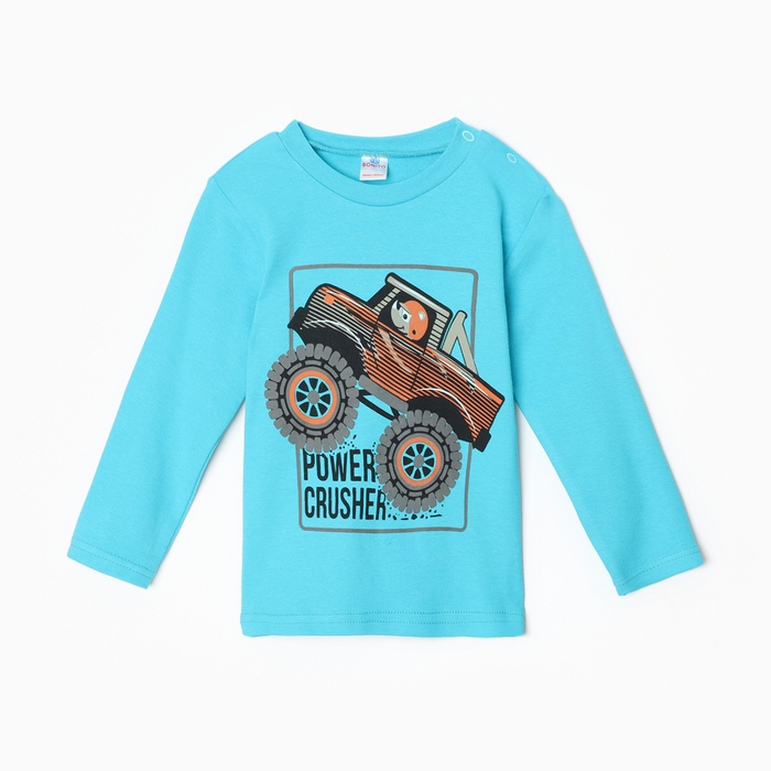 Лонгслив для мальчика, цвет бирюзовый, рост 98 см Лонгслив для мальчика, цвет бирюзовый, рост 98 см