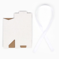 Коробка складная &laquo;Домик, белый &raquo;, 15 х 18 х 10 см