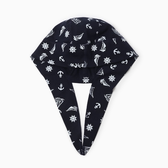 Бандана детская, цвет синий, размер 48-50