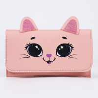 Сумка поясная конверт &laquo;Кошечка&raquo; , 19х11 см