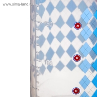 Бутылочка для кормления «Маленький джентльмен», классическое горло, с ручками, 250 мл., от 0 мес., цвет голубой Бутылочка для кормления «Маленький джентльмен», классическое горло, с ручками, 250 мл., от 0 мес., цвет голубой