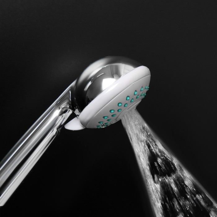 Душевая лейка ZEIN Z0304, 3 режима, d=73 мм, пластик, цвет хром