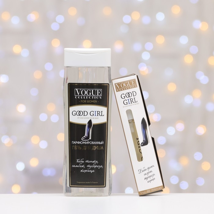 Подарочный набор косметики женский Good Girl, гель для душа 250 мл, парфюмерная вода 30 мл Подарочный набор косметики женский Good Girl, гель для душа 250 мл, парфюмерная вода 30 мл
