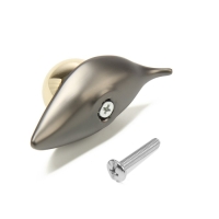 Ручка кнопка CAPPIO RK134 мебельная, цвет графит-золото Ручка кнопка CAPPIO RK134 мебельная, цвет графит-золото