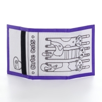 Кошелек на липучке под раскраску "Милые котята" Кошелек на липучке под раскраску "Милые котята"