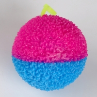 Мяч детский резиновый ёжка световой &laquo;Кошка&raquo;, цвета МИКС , в шоубоксе