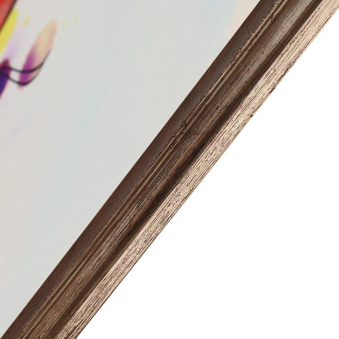 Картина велюр Картина велюр "Акварель" 70х70 (73х73)см