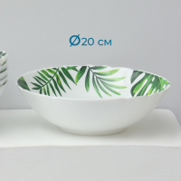 Сервиз столовый «Лист папоротника», 37 предметов, стеклокерамика Сервиз столовый «Лист папоротника», 37 предметов, стеклокерамика