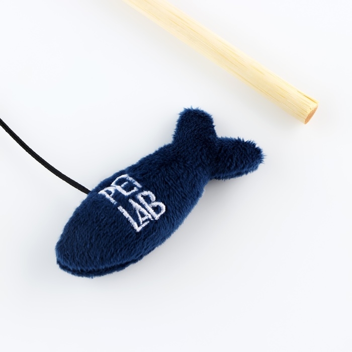 Дразнилка &laquo;Рыбка&raquo; с игрушкой, синяя