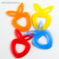 Прорезыватель силиконовый &laquo;Клубничка&raquo;, цвет МИКС, КНОПА