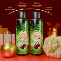 Новогодний подарочный набор косметики «Зимняя сказка», с ароматом вишни и корицы. Зеленая серия. Новогодний подарочный набор косметики «Зимняя сказка», с ароматом вишни и корицы. Зеленая серия.