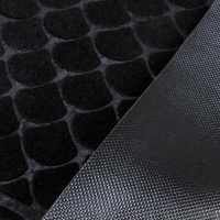 Коврик влаговпитывающий &laquo;Чешуйки&raquo;, 60&times;90 см, цвет чёрный