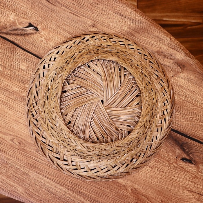 Зеркало Зеркало "Романтика" кокос 35 см