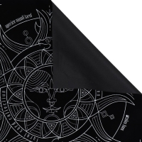 Скатерть для гадания бархатная &laquo;Солнце и луна&raquo;, 50х50 см, 16+