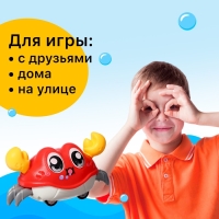 Заводная игрушка &laquo;Весёлый краб&raquo;, цвета МИКС