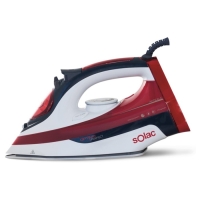 Утюг Solac Optima Perfect PV2014, керамическая подошва, 2600 Вт, 35 г/мин, 380 мл, красный Утюг Solac Optima Perfect PV2014, керамическая подошва, 2600 Вт, 35 г/мин, 380 мл, красный