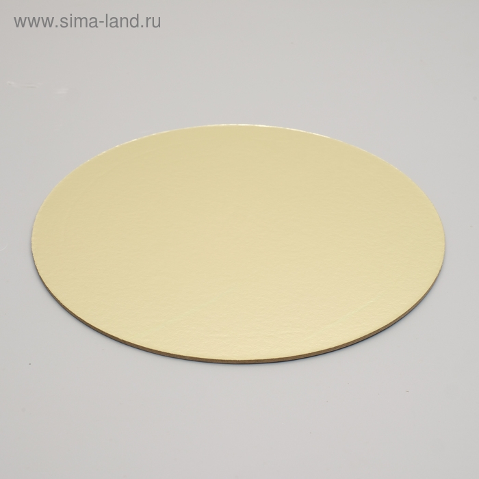 Подложка усиленная, золото - голубой, 26 см, 3,2 мм