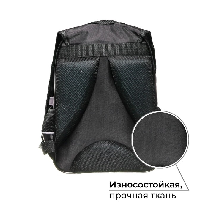 Рюкзак школьный, 37 х 26 х 13 см, эргономичная спинка, Calligrata ОРТ Рюкзак школьный, 37 х 26 х 13 см, эргономичная спинка, Calligrata ОРТ "Крутой кот"