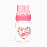 Бутылочка для кормления, ШГ &Oslash;50 180мл., цвет розовый