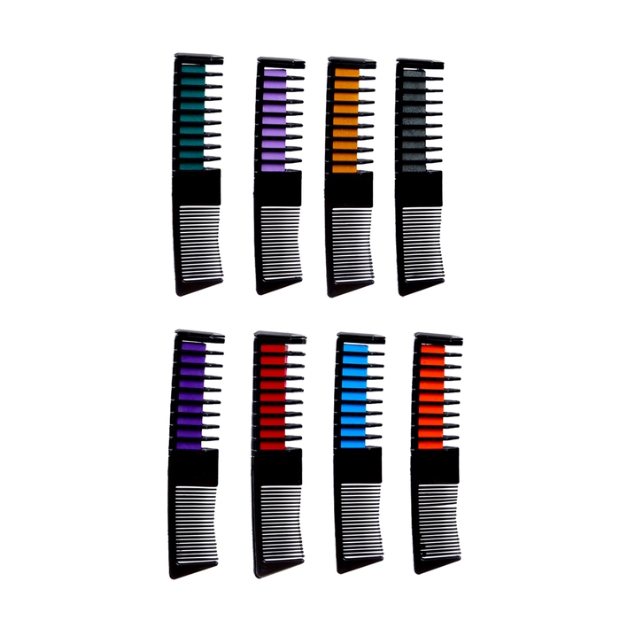 Мелки для волос с расческой, набор 10 цветов Мелки для волос с расческой, набор 10 цветов